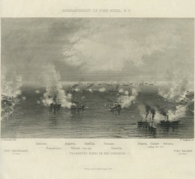 Bombardment of Port Royal, S.C. by Charles Parsons